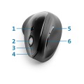 Bezprzewodowa mysz pionowa Kensington Pro Fit Ergo, czarna - 1675008