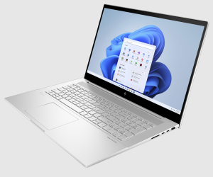 HP Envy 17-CR0797NR i7-1255U 17.3"FHD Touch 16GB SSD1TB BT BLKB GeForce RTX 2050 4GB Win11 Silver (REPACK) 2Y