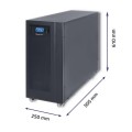 Zasilacz awaryjny UPS Qoltec | On-line | Pure Sine Wave | 10kVA | 8kW | LCD | USB - 1215266