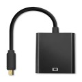 Adapter Qoltec Micro HDMI M / VGA |+3.5mm AUX | 0,2m - 1630021