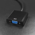 Adapter Qoltec Micro HDMI M / VGA |+3.5mm AUX | 0,2m - 1630025