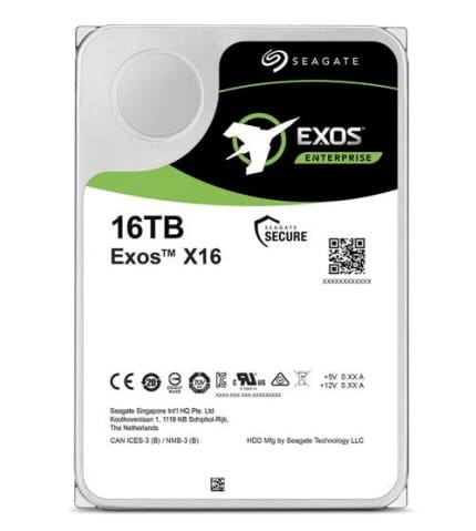 Dysk SEAGATE EXOS™ Enterprise X16 ST16000NM001G 16TB 3.5” 7200 256MB 512E SATA III - 1017109