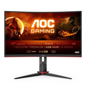 Monitor AOC 27" CQ27G2U/BK 2xHDMI DP 4xUSB 3.0 głośniki