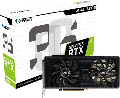 Karta VGA Palit GeForce RTX 3060 Dual 12GB GDDR6 192bit HDMI 3xDP PCIe4.0 - 1752273