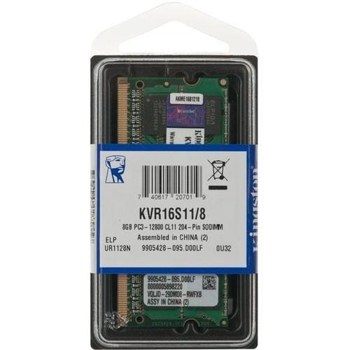 Pamieć DDR3 Kingston SODIMM 8GB 1600MHz CL11 1,5V - 1754442