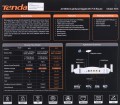 Router Tenda RX3 WiFi 6 1800Mb/s AX1800 1xWAN 3xLAN - 1042235