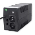 Zasilacz awaryjny UPS Qoltec Monolith | 650VA | 360W | LCD | USB | RJ45 - 1135986