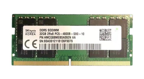 Hynix SO-DIMM 32GB DDR5 2Rx8 4800MHz PC5-38400 HMCG88MEBSA092N - 1731123