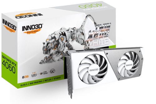 Karta graficzna INNO3D GEFORCE RTX 4060 TWIN X2 OC WHITE - 1688304