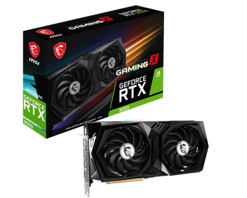Karta graf. MSI GeF RTX 3050 GAMING X 8G GGDR6 (WYPRZEDAŻ) - 1693007