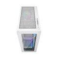 GEMBIRD OBUDOWA FORNAX X450MAX MIDI-TOWER (2X USB 3.0, 2X USB 2.0, 1X USB-C, HD AUDIO, SZKLANY PANEL BOCZNY, ARGB) BIAŁA - 1684380