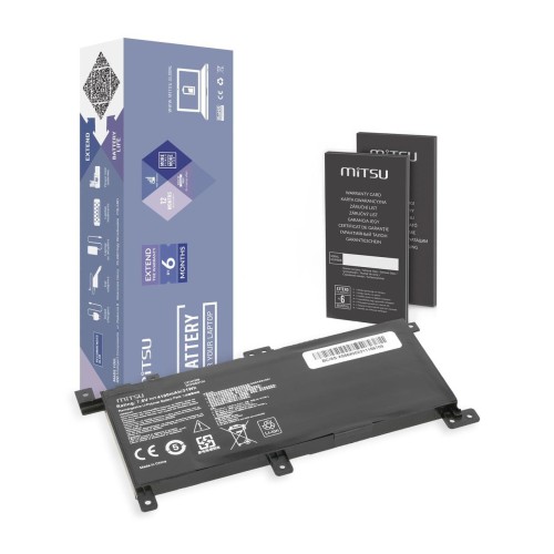 Bateria Mitsu do notebooka Asus X556, X556U (7.4V-7.6V) (4100 mAh) - 1626911
