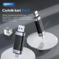 Czytnik kart pamięci ORICO CD2D-AC2-BK-EP SD/microSD USB-A/USB-C 2.0 - 1692339