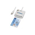 Czytnik kart Manhattan USB 1.1, Smart Card, biały - 1391254