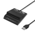 Czytnik kart chipowych ID Qoltec SCR-0636 | USB typu C - 1009956