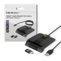 Czytnik kart chipowych ID Qoltec SCR-0634 | USB typu C - 1009965