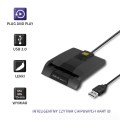 Czytnik kart chipowych ID Qoltec SCR-0634 | USB typu C - 1009968