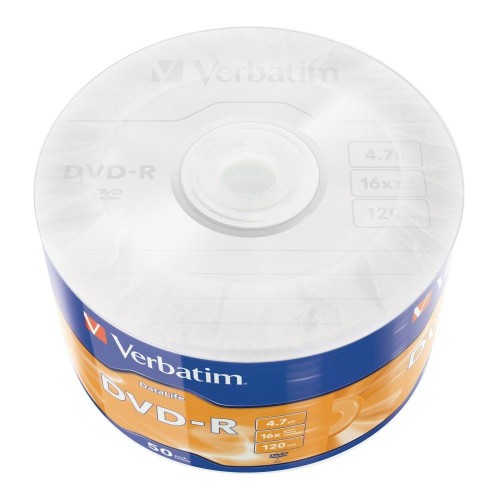 DVD-R Verbatim DataLife Matt Silver 4.7GB 16x (Spindle 50) - 1669798