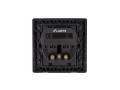 Gniazdo podtynkowe Lanberg 230V pojedyncze + 2x USB 2.1 A schuko czarne - 1398237