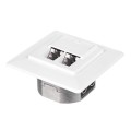 Gniazdo podtynkowe kompletne 2xRJ45 8p8c FTP Cat6 Netrack - 982502