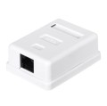 Gniazdo natynkowe kompletne 1xRJ45 8p8c UTP Cat5e LSA Netrack - 982487
