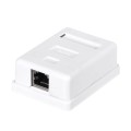 Gniazdo natynkowe kompletne 1xRJ45 8p8c FTP Cat5e LSA Netrack - 1399887