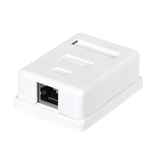 Gniazdo natynkowe kompletne 1xRJ45 8p8c FTP Cat5e LSA Netrack - 1399887