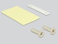 Gniazdo natynkowe Delock kat.6 1x RJ45 ekranowane białe - 1396462