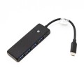 HUB USB-C Orico PAPW4A-C3-015-BK-EP 4 x USB-A 3.0 5Gbps, czarny - 1690347