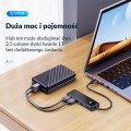 Hub USB-C Orico PAPW2AC-C3-015-BK-EP 2x USB-A, 2x USB-C, PD 100W - 1690352