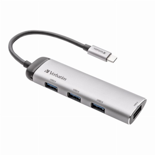 Hub USB Verbatim Multi Port 4x USB 3.0 1x USB-C - 1667572