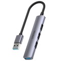 Hub USB Unitek H1208A 1xUSB-A 5 Gbps, 3xUSB-A 2.0 alu - 1744058