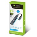 Hub USB Techly 4-portowy USB3.2 Gen1 - 1628251