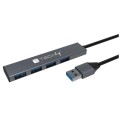 Hub USB Techly 4-portowy USB3.2 Gen1 - 1628240