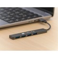 Hub USB Techly 4-portowy USB3.2 Gen1 - 1628242
