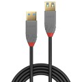 Przedłużacz USB 3.1 LINDY Gen1  Extension A/A, Anthra 0,5m Black - 1378686