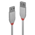 Przedłużacz USB 2.0 LINDY Type A Extension Cable, Anthra Line 5m Grey - 1378658