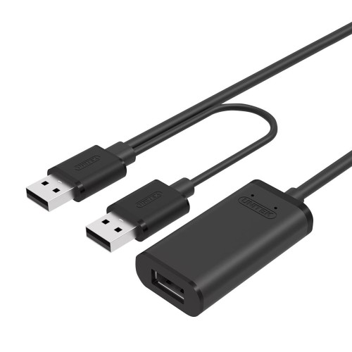 Przedłużacz aktywny portu Unitek Y-279 USB 2.0 AM-AF 20m - 683573