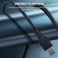 Kabel USB-C Aukey CB-NCC2 BK PD 60W, 1,8m, m/m - 1753588
