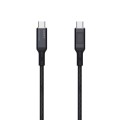 Kabel USB-C Aukey CB-MCC102 BK PD 100W, 1,8m, m/m, led - 1753570