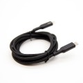 Kabel USB-C Aukey CB-MCC102 BK PD 100W, 1,8m, m/m, led - 1753579