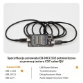 Kabel USB-C Aukey CB-MCC102 BK PD 100W, 1,8m, m/m, led - 1753580