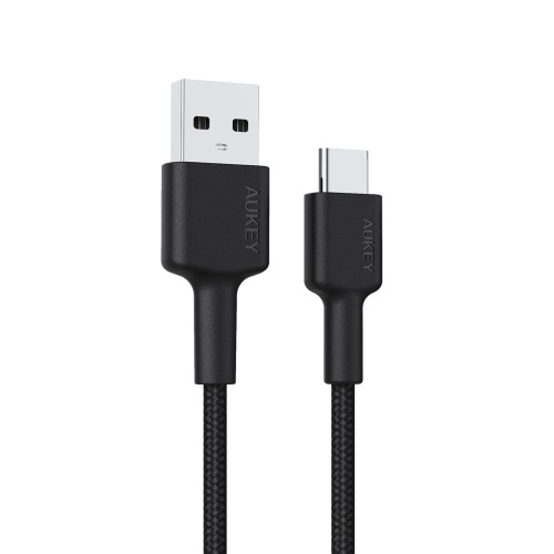 Kabel USB Aukey CB-CD30 BK USB-A - USB-C, QC, 0,9 m - 1753616