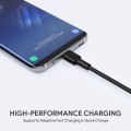 Kabel USB Aukey CB-CD30 BK USB-A - USB-C, QC, 0,9 m - 1753618
