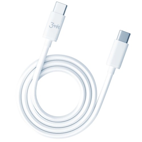 Kabel USB 3mk Hyper Silicone Cable USB-C to USB-C 100W biały - 1629642