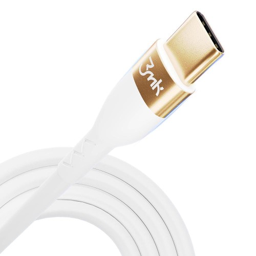 Kabel USB 3mk Hyper Silicone Cable USB-C to USB-C 100W biały - 1629638