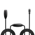 Kabel USB 3.0 LINDY Active Extension 10m czarny - 1629849