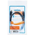 Kabel USB 2.0 Manhattan Typ-C M/M 60W 3A PD QC 480Mbps 2m czarny - 1675273