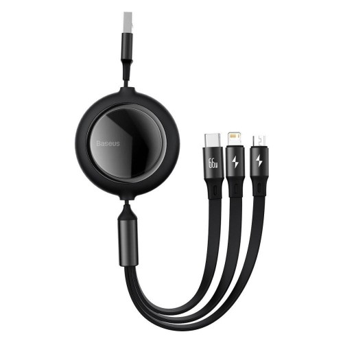 Kabel przewód USB 3w1 - USB-C, Lightning, micro USB 120cm Baseus CAMLC-MJ01 do 66W - 1629699