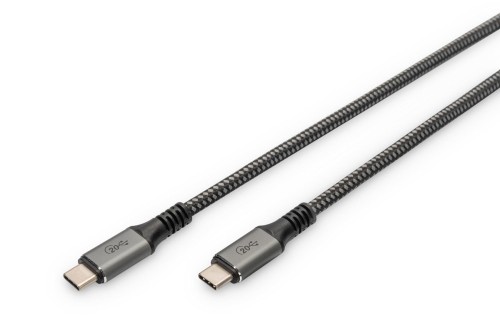 Kabel połączeniowy DIGITUS PREMIUM USB 4.0 Typ USB C/USB C M/M 20Gbps PD 3.0 60W 4K 60Hz czarny nylon 3m - 1629741